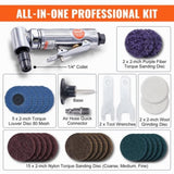 Air Angle Die Grinder, 1/4" Right Angle Die Grinder , Heavy Duty 90-Degree Angled Air V952-QDKMJRSJM000YRVBOV0