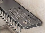 Metal Cutlery Holder with Drip Tray and Hooks for Spoons, Forks and Kitchen Tools, Countertop Drying V1189-WXF-260203-00270
