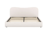 Artiss Bed Frame Double Size Boucle DARA BFRAME-H-DARA-D-WH-ABC