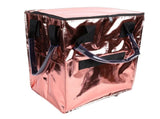 Grocery Bag On Wheels Collapsible Shopping Grocery Bag with Wheels for Laundry Camping Moving Rose V1294-YM0901-3117250215312