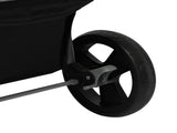 PaWz 4 Wheels Pet Stroller Dog Cat Cage Black ST1002-BK