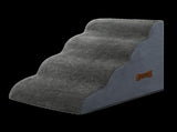 Pawz 4 Steps Pet Stairs Dog Ramp High Density Foam Grey PT1268-4-GY