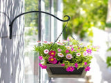 2 Pack Iron Hanging Plant Holder, Simple Wall Plant Hanger V1237-ZY-715-226