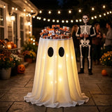 120cm Light-Up Ghost Candy Bowl Halloween Party Must-Have, Large Capacity Trick-or-Treat Station, V1232-YLTGZ-002