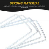 4 Pcs Car Basket Bracket Universal Front Cargo Silver V1369-AZ3-W-20976