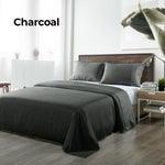 Royal Comfort Blended Bamboo Sheet Set Charcoal - King ABM-10002293