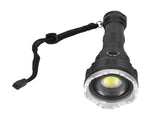 Strong Brightness LED Flashlight 5-Gear Zoom Emergency Flashlight for Outdoor USB Charging V1294-YM0901-3119210102111