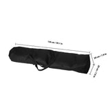 Black Outdoor Accessory Bag for Tent Poles and Camping Gear with Multifunctional Design V1366-AZ2-W-20236