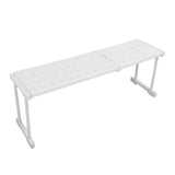 Expandable Shelf Stackable 121lb Load Bearing Divider Storage Rack for Closet Cabinet Cupboard V1294-YM0706-3117230203214