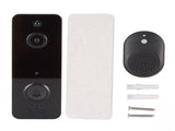 Wireless Doorbell Camera 720P 1MP HD Night Vision IP65 Waterproof Smart WiFi Video Doorbell for Home V1294-YM0901-3114230140311