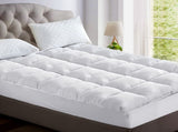 Giselle Bedding 5cm Bamboo Pillowtop Mattress Topper 1000GSM Mattress Pad for Back Pain Relief TOPPER-BAM-KS