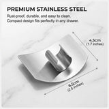 Stainless Steel Finger Guard for Cutting, Food Grade Finger Guard for Chopping Dicing Slicing, with V1258-DP02-F-428