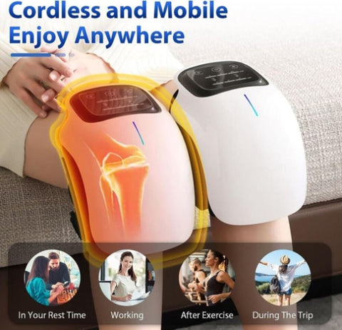 Electric Smart Knee Massager Infrared Heating Therapy Machine Elbow Pain Relief V201-W12783273