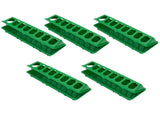 5Set Bird Feeding Trough Thicken Birdcage Hanging Feeder Bowl Box Feeding AccessoryGreen V1294-YM0901-3111210045611