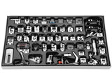 52pcs set Stitch Walking Foot Presser Feet Kit Household Multi functional Sewing Machine Part V1294-YM0901-JY03940