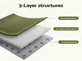 Artiss Tatami Mat Floor Mattress 3cm Thick Futon Mattresses Mellow Mat Rugs Living Room Green TTM-MAT-200X200-GN