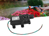 12V 120W 8L High Flow Diaphragm High Pressure Pump Dual Core with Copper Connector V1294-YM0718-3111210006311