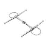 Full Cheek Horse Snaffle Bit Stainless Steel Ring Farm Jointed Bit for 125mm Horse Mouth V1294-YM0717-3111220222911