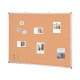 48"x36" Large Cork Board Wall-Mounted Bulletin Board with Pin Board Perfect for School, Home, V952-RMB48X36WLBKMTG00V0