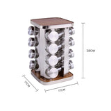 Clevinger 16pc rotary spice rack V915-KU0213
