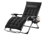 Zero Gravity Chair, 26 inch Zero Gravity Recliner Lounge Chair for Indoor and Outdoor, Adjustable V952-LZLTYHHK26HSB9IHUV0