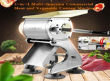 2-in-1 Multi-function Commercial Meat and Vegetable Cutting Machine Manual Meat Slicer Shredder V1107-CS-UAZGGZ7