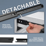 Drawer Slide With DAmper Drawer Slide 45Kg Load Capacity With Ball Bearing 1 Pair V1188-MS-227-0748