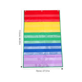PVC Index Card Holder Organizer Pockets for Classroom and Office Storage, 1 Set Practical and V1192-AZ-W-22402