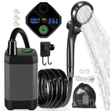 Portable shower pump, equipped with a rechargeable 6000mAh battery - outdoor shower, IPX7 V1106-DSZ-001-0025