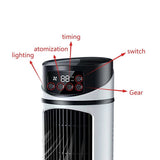 Desktop Fan with Cooling Humidifier, USB Multifunctional Air Cooler with Timer, RGB 5-Speed Fan for V1370-AZ4-21047