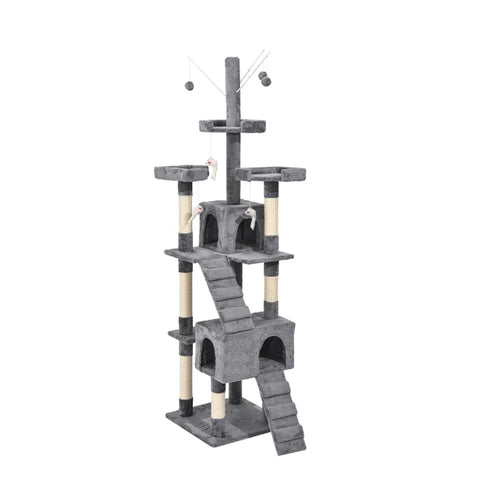 PaWz Cat Tree Scratching Post Scratcher Grey JJ0782-GY