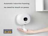 Dark Blue Wall-Mounted No-Drill Automatic Foam Soap Dispenser - Infrared Sensor for Bathroom, V888-ELOSUNG28280