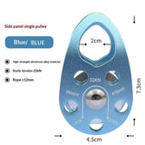 Micro Mobile Single Pulley,22kN for Rigging Arborist Climbing Rescue,2pcs Climbing Pulley V1192-AZ-W-3419