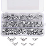 Wing Nut Assortment - Sizes M3, M4, M5, M6, M8 And M10 - 304 Stainless Steel Fastener V1188-MS-227-1878