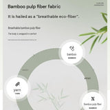 2-pack Grey Bamboo Pulp Fibre Pillowcase - 48x74cm Single - Cooling Silky Touch, Moisture Wicking, V888-ELOSUNG56171-12