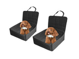 SOGA 2X Black Car Pet Sitting Bag Breathable Safety Travel Portable Carrier Pouch Travel Essentials CARPETBAG070X2