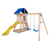 Lifespan Kids Hazelbrook Swing Set & Play Centre with 1.8m Slide V572-LKPC-HAZEL-YL