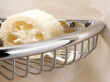 Shower Corner Shelf for Bathroom Brass Basket Organizers and Storage Shampoo Soap Holder Polished V1370-AZ4-06430