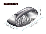 Gourmet Easy Garlic Press Rocker, Stainless Steel Garlic Crusher with Eject Base, Garlic Grinder V1376-GARLEROCK