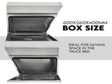 Under Tray Tool Box Underbody Pair Set 600mm Aluminium V379-UTRYFLTR6SET05