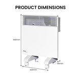 Noirot Spot Plus 1000W WiFi Electric Panel Heater with Timer 7358-3TPRO Silent Convection Space 7358-REF-3TPRO