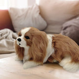 Realistic Charlie Dog Plush Toy Stuffed Animal Soft Cute Gift PetKid V1192-AZ-W-33356