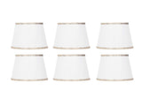 6Pcs European Style Lampshade Cover for Chandelier Wall Light W/E14 Interface Lamp Base Round Mouth V1294-YM0718-3119200178411