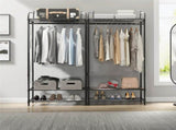 Extra Large Metal Clothes Rail Storage Dress Hanging Garment Rack Portable Stand V767-ZJJ323-G2
