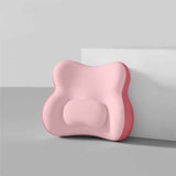 Carrot Hooded with Sakura Pink Memory Foam Lumbar Support Pillow, Cozy Wearable Throw V888-ELOSUNG54176