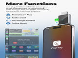 Mini 2-in-1 Wireless CarPlay & Android Auto Adapter - 5GHz WiFi 6, Bluetooth 5.4, Plug & Play V888-ELOSUNG35857