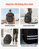 VEVOR Rolling Tool Backpack 72 Pockets Heavy Duty Roller Tool Bag on Wheels V952-GLGJBB15YC164X8V1001V0