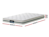 20cm Giselle Mattress King Single Green Tea Mattresses MATTRESS-B-MINT-20-KS
