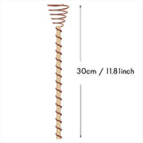 18 Pack Electroculture Plant Stakes,12" Electroculture Copper Antennas, Electroculture V1369-AZ3-W-09239