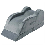 DreamZ Leg Elevation Pillow After Surgery Gel Memory Foam Single Leg Grey PILO1028-S-AU
